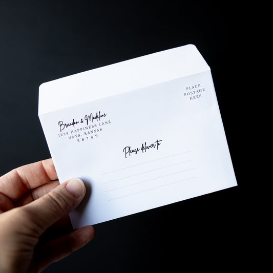 Hydrangea Envelopes
