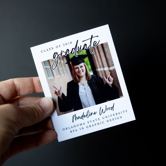 3.25" x 4" Cheryl Rose Custom Graduation Photo Magnets