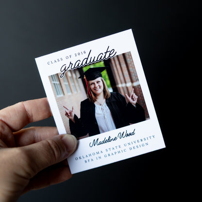 3.25" x 4" Cheryl Marigold Custom Graduation Photo Magnets