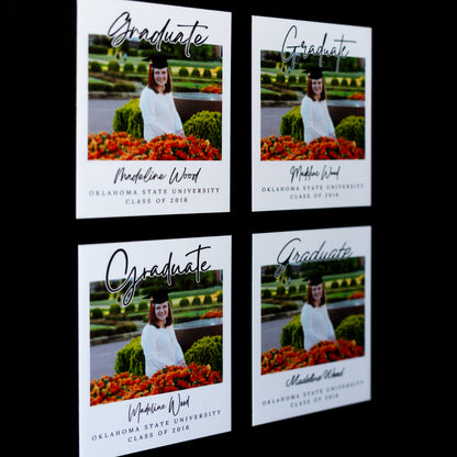 3.25" x 4" Tricia Marigold Custom Graduation Photo Magnets