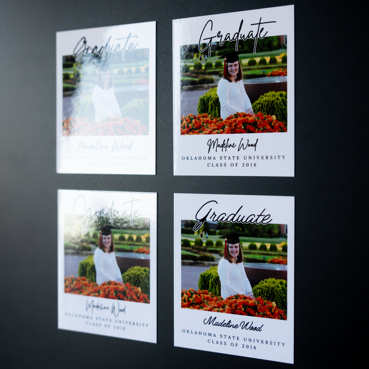 3.25" x 4" Tricia Marigold Custom Graduation Photo Magnets