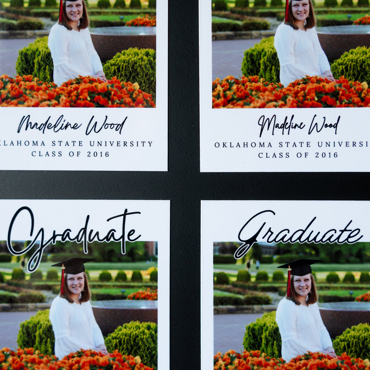 3.25" x 4" Tricia Marigold Custom Graduation Photo Magnets