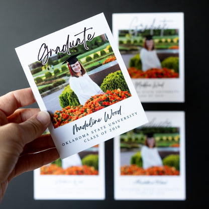 4" x 5" Tricia Rose Custom Graduation Photo Magnets