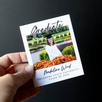 3.25" x 4" Tricia Rose Custom Graduation Photo Magnets
