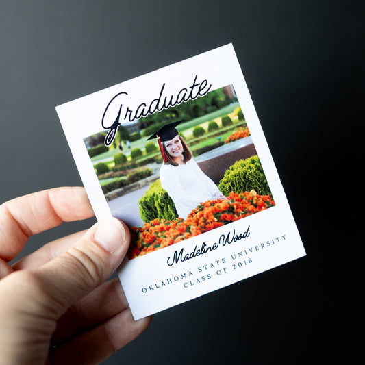 3.25" x 4" Tricia Marigold Custom Graduation Photo Magnets