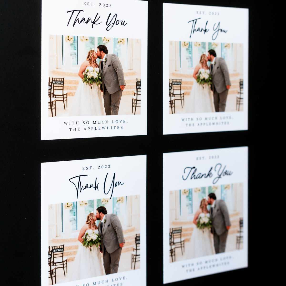 4" x 5" Dorothy Hydrangea Custom Thank You Photo Magnets