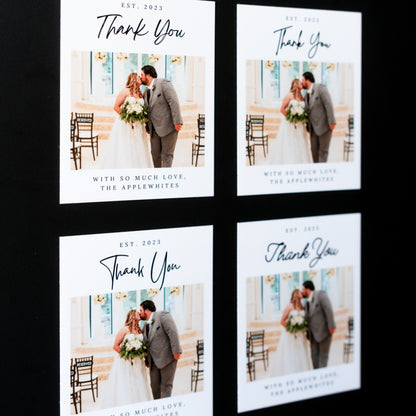 4" x 5" Dorothy Hydrangea Custom Thank You Photo Magnets
