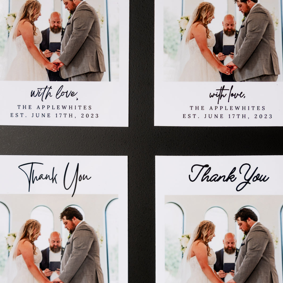 3.25" x 4" Jo Ann Marigold Custom Thank You Photo Magnets