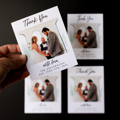 3.25" x 4" Jo Ann Rose Custom Thank You Photo Magnets