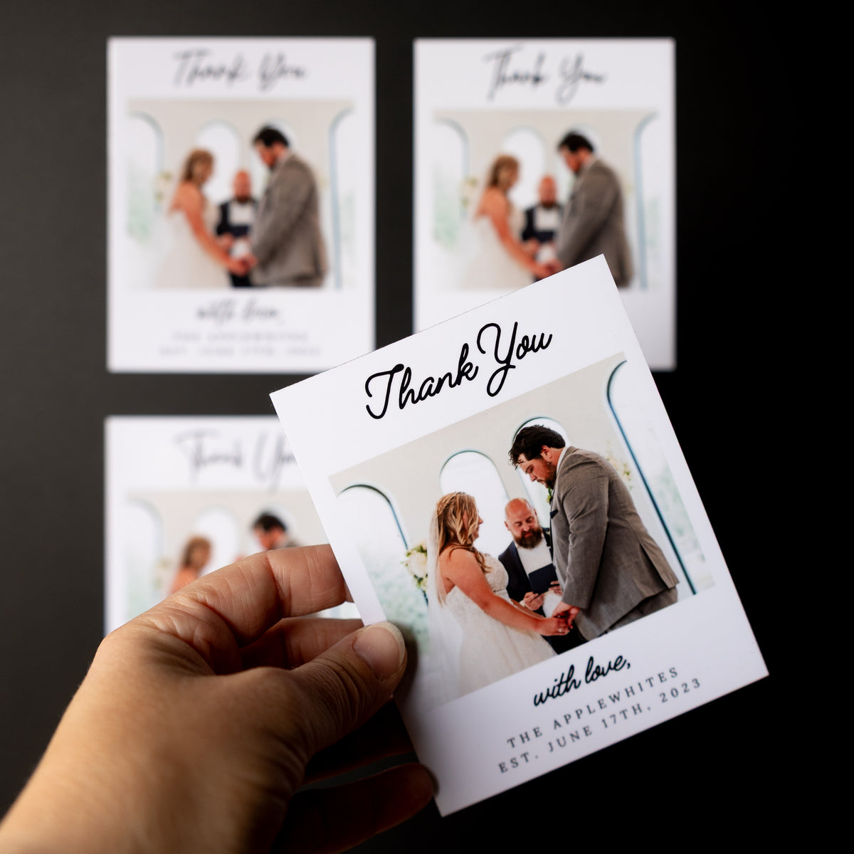 3.25" x 4" Jo Ann Marigold Custom Thank You Photo Magnets