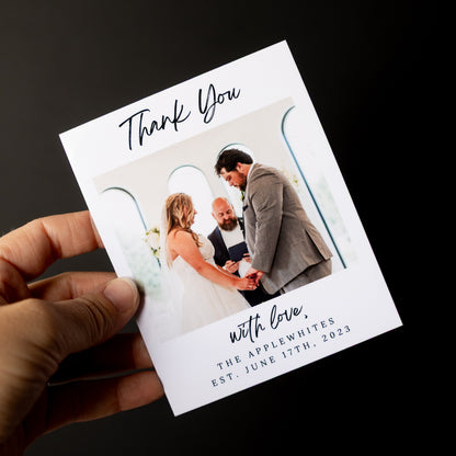 4" x 5" Jo Ann Rose Custom Thank You Photo Magnets