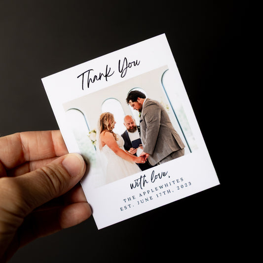 3.25" x 4" Jo Ann Rose Custom Thank You Photo Magnets