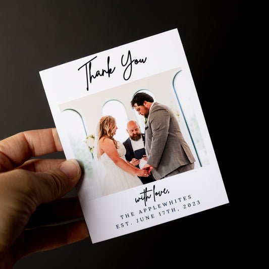 4" x 5" Jo Ann Hydrangea Custom Thank You Photo Magnets