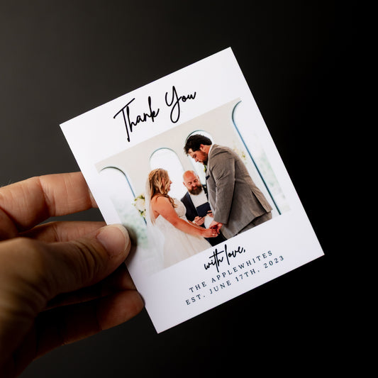 3.25" x 4" Jo Ann Hydrangea Custom Thank You Photo Magnets