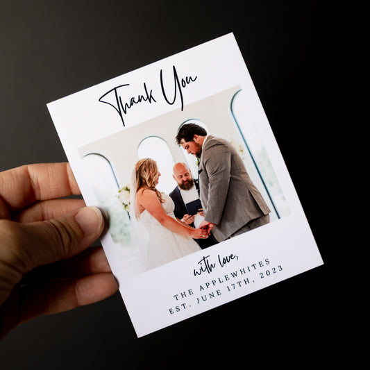4" x 5" Jo Ann Gardenia Custom Thank You Photo Magnets