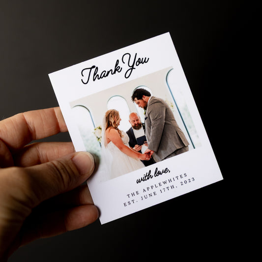3.25" x 4" Jo Ann Marigold Custom Thank You Photo Magnets