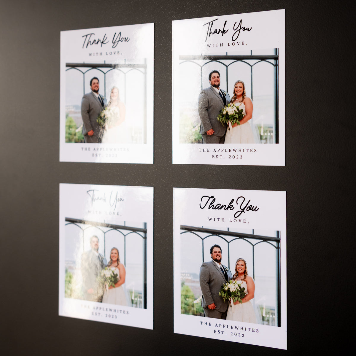 4" x 5" Naida Rose Custom Thank You Photo Magnets
