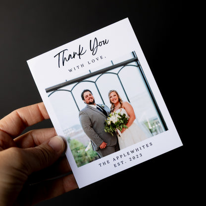4" x 5" Naida Rose Custom Thank You Photo Magnets