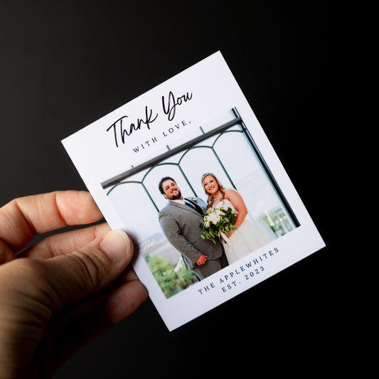 3.25" x 4" Naida Rose Custom Thank You Photo Magnets