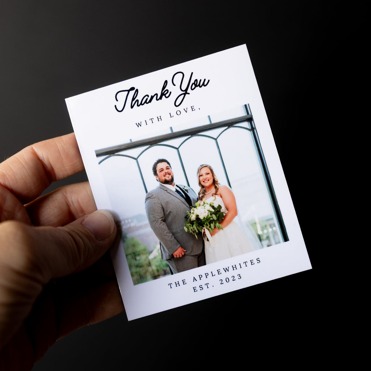 3.25" x 4" Naida Marigold Custom Thank You Photo Magnets