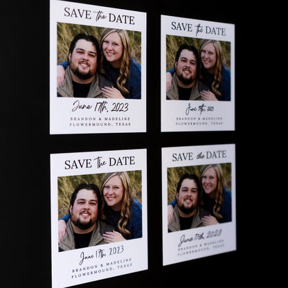 3.25" x 4" Ashley Rose Custom Save the Date Photo Magnets