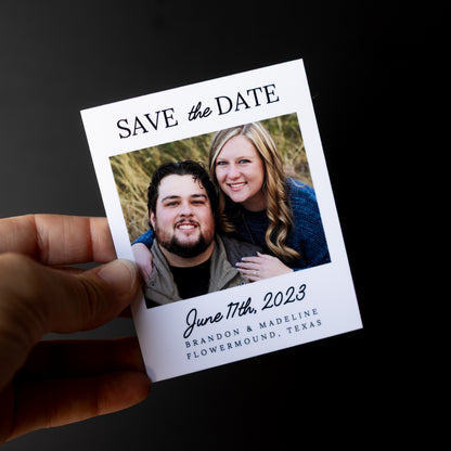 3.25" x 4" Ashley Marigold Custom Save the Date Photo Magnets
