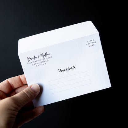 Hydrangea Envelopes