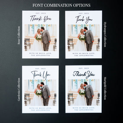 3.25" x 4" Dorothy Rose Custom Thank You Photo Magnets